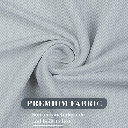 Monaco Collection Waterproof Bathroom Curtain – Grey color Shower Curtain.