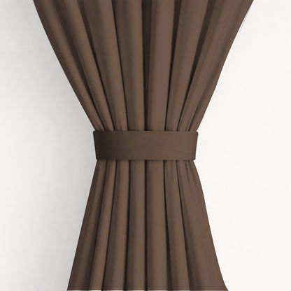 Paris Collection Blackout Curtain Window/Door/Long Door- Coffee (Pack of 1)