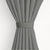 Paris Collection Blackout Curtain Window/Door/Long Door - Grey (Pack of 1)