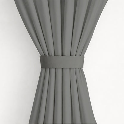 Paris Collection Blackout Curtain Window/Door/Long Door - Grey (Pack of 1)
