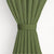 Paris Collection Blackout Curtain Window/Door/Long Door - Green (Pack of 1)