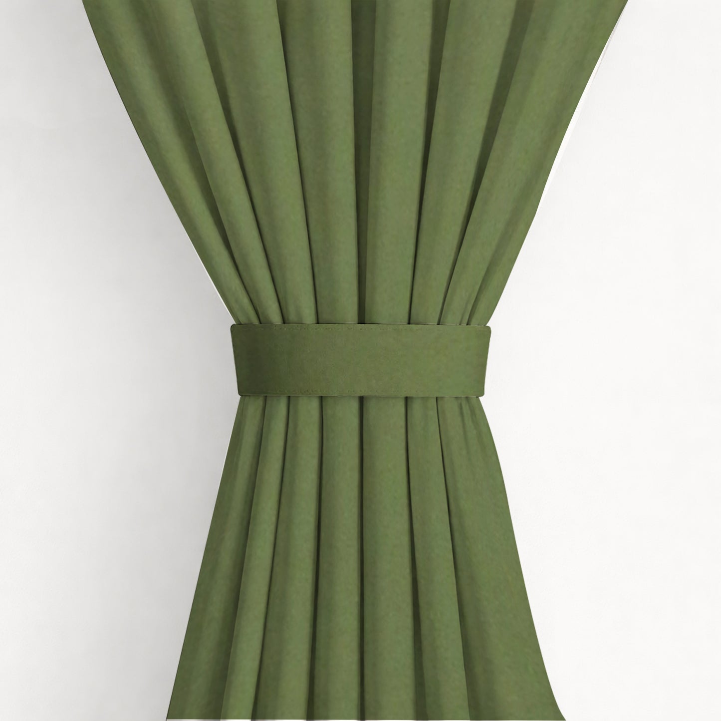 Paris Collection Blackout Curtain Window/Door/Long Door - Green (Pack of 1)