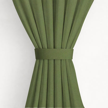Paris Collection Blackout Curtain Window/Door/Long Door - Green (Pack of 1)