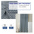 Berlin Collection Pannel Curtain Floral Print For Window/Door/Long Door - GBlue (Pack Of 1)