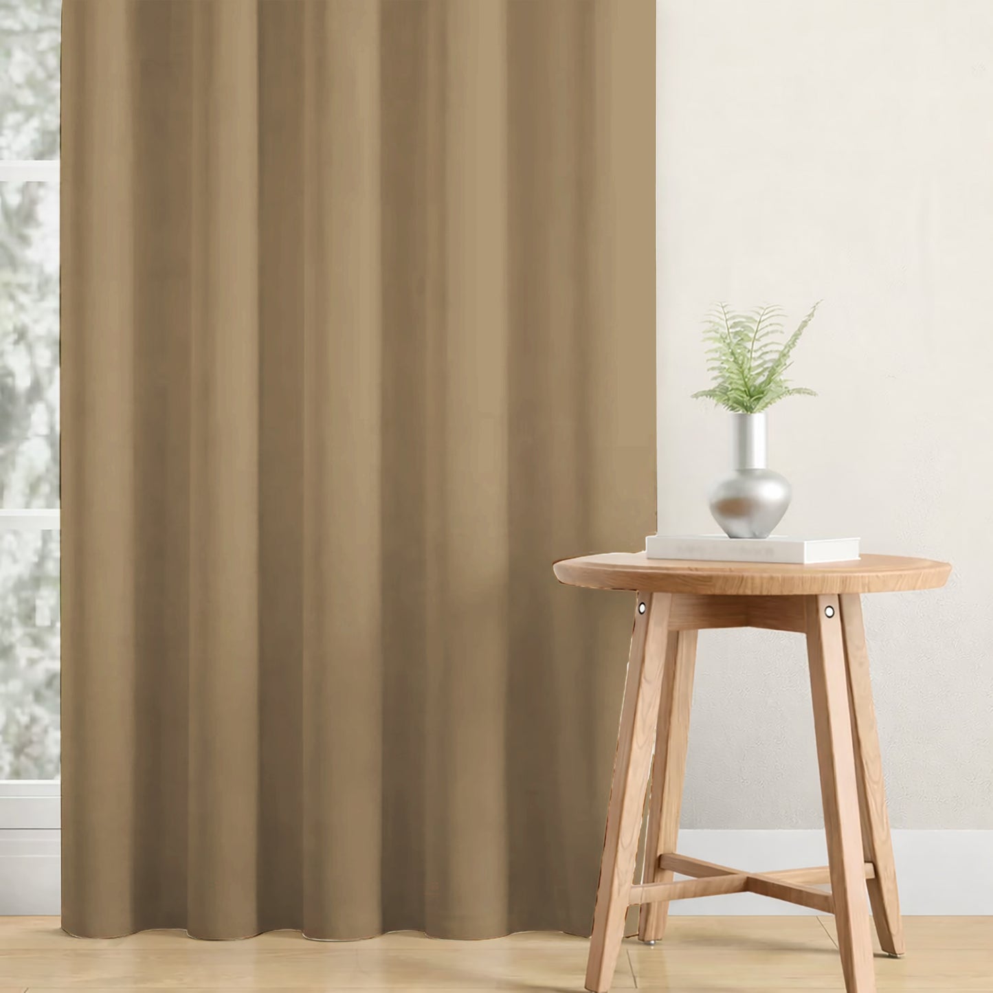 Paris Collection Blackout Curtain Window/Door/Long Door - Gold (Pack of 1)