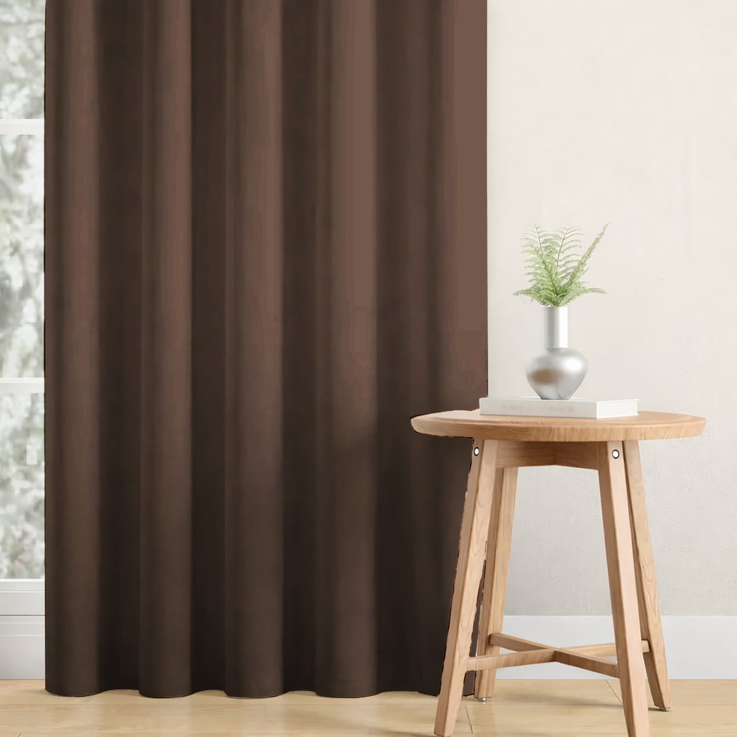 Paris Collection Blackout Curtain Window/Door/Long Door - Green (Pack of 1)