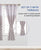 Berlin Collection Pannel Curtain Geometric Print For Window/Door/Long Door - Onion (Pack Of 1)