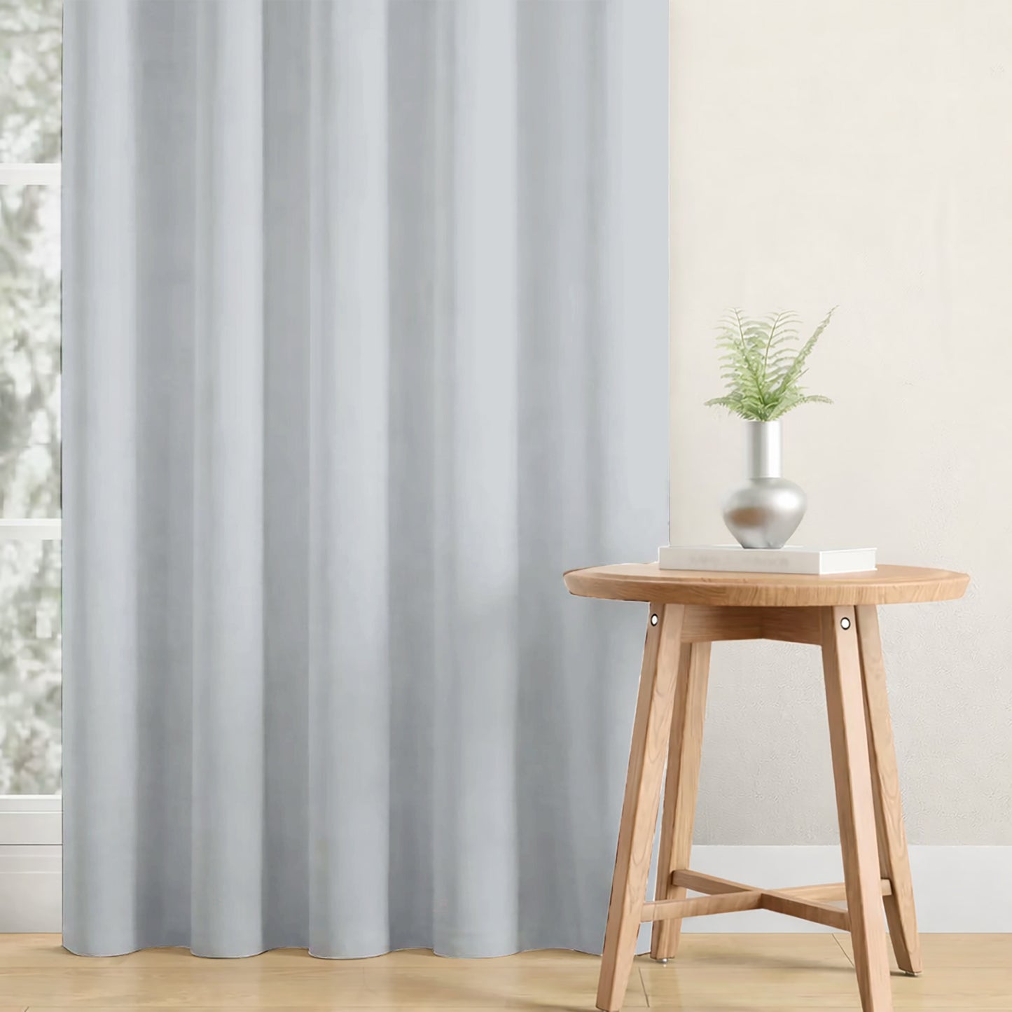 Paris Collection Blackout Curtain Window/Door/Long Door - Green (Pack of 1)