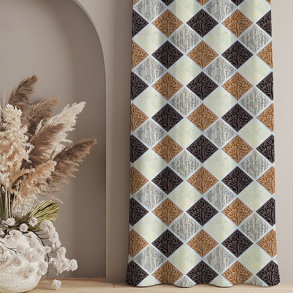 Smart Print 5Ft Window Curtain (Pack of 1, 150cm X 115 cm)