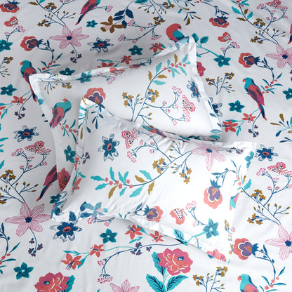 London Collection Cotton Flat Bedsheet- Grey