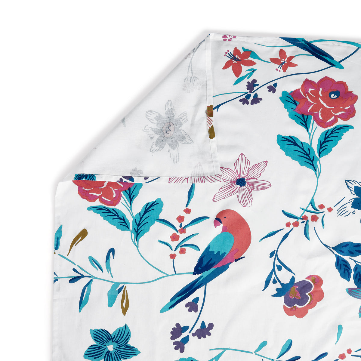 London Collection Cotton Flat Bedsheet- Grey