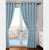 Paris Collection Blackout Curtain Window/Door/Long Door - Grey (Pack of 1)