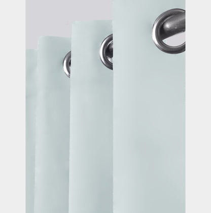 Paris Collection Blackout Curtain Window/Door/Long Door - Light Aqua (Pack of 1)