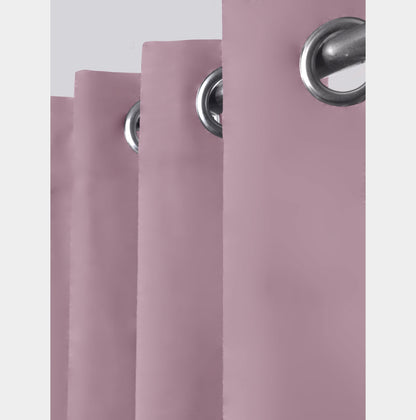 Paris Collection Blackout Curtain Window/Door/Long Door - Light Pink (Pack of 1)