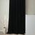 Paris Collection Blackout Curtain Window/Door/Long Door - Black (Pack of 1)