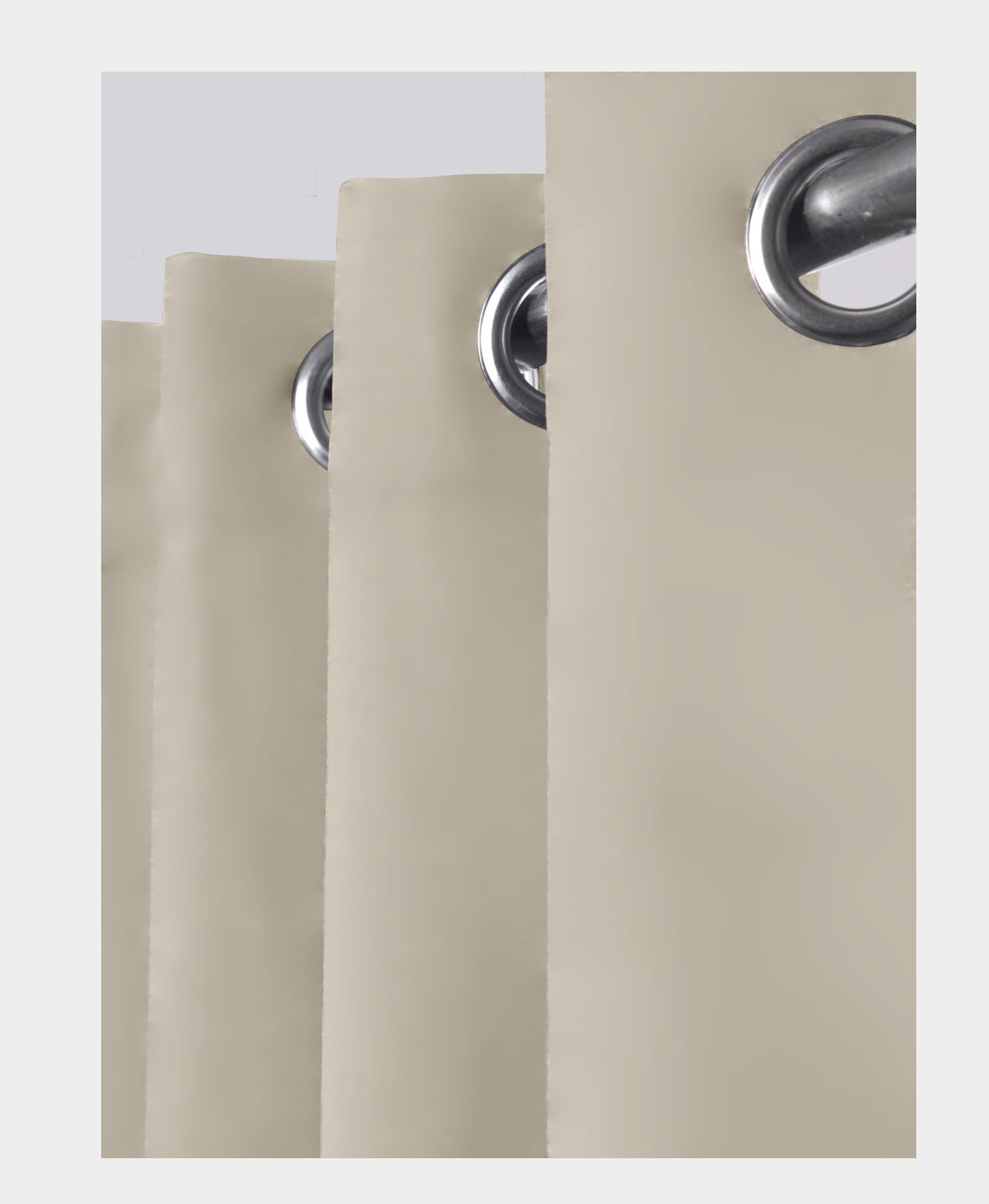 Paris Collection Blackout Curtain - Cream (Pack of 1)