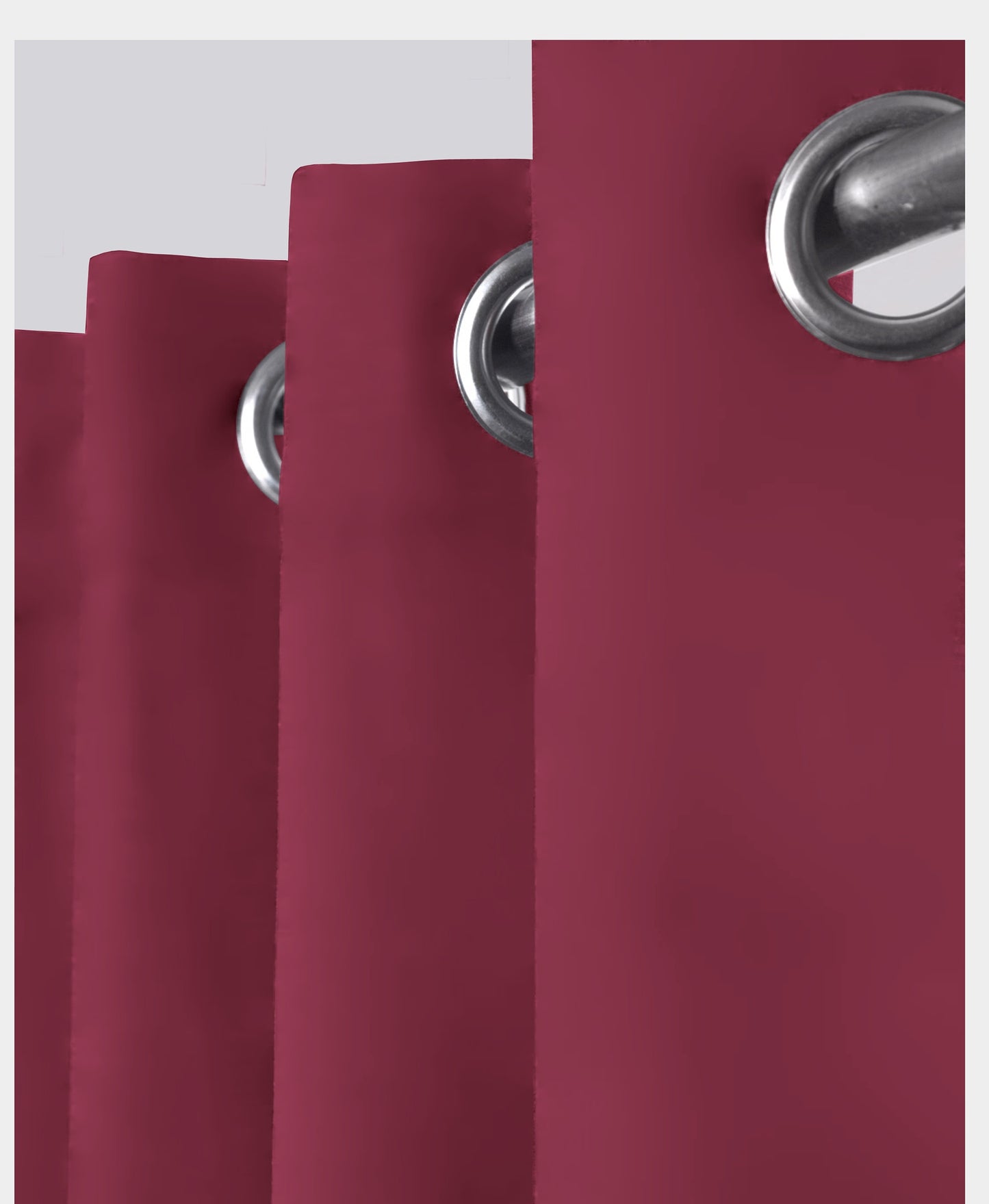 Paris Collection Blackout Curtain - Maroon (Pack of 1)