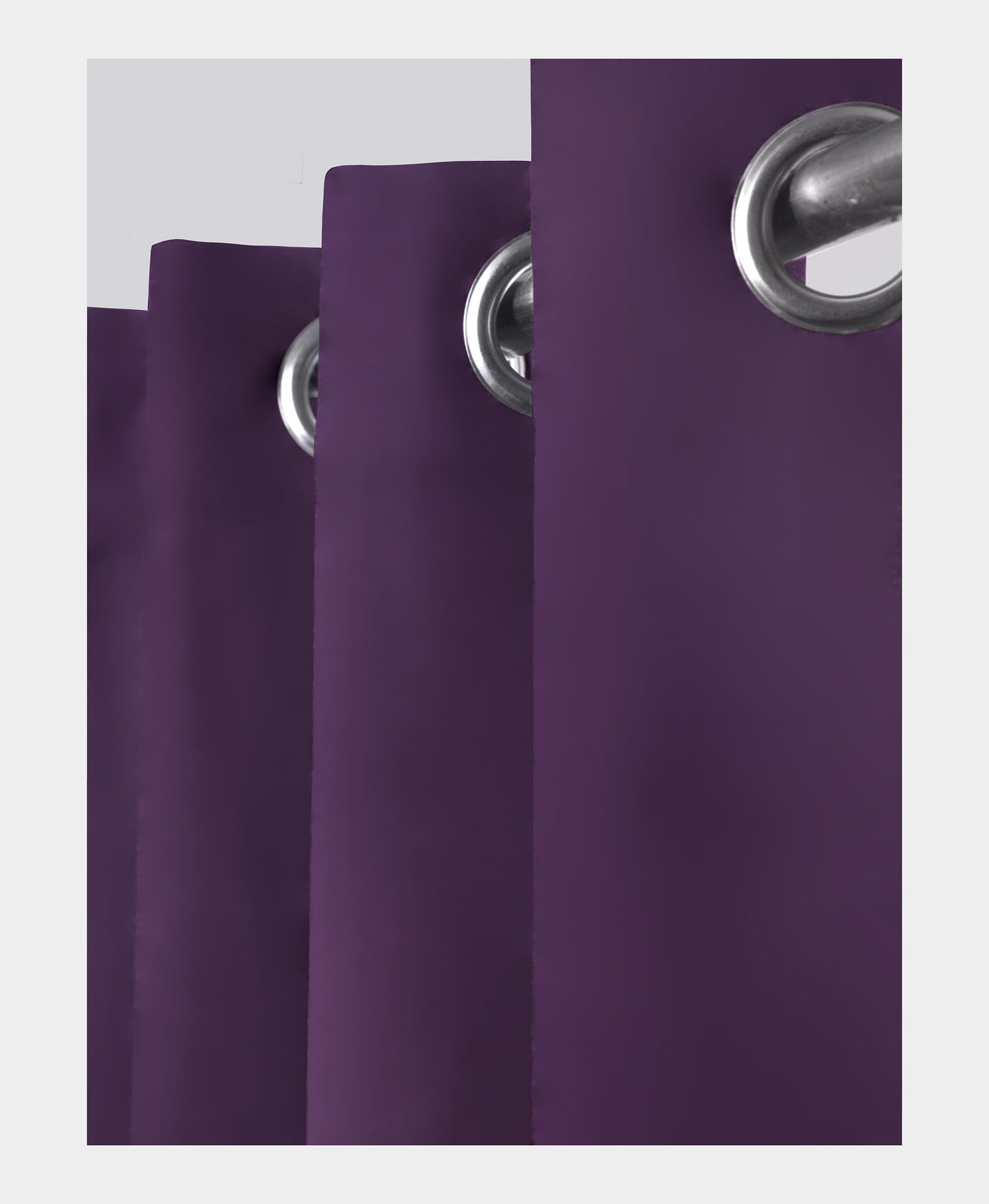 Paris Collection Blackout Curtain Window/Door/Long Door - Purple (Pack of 1)