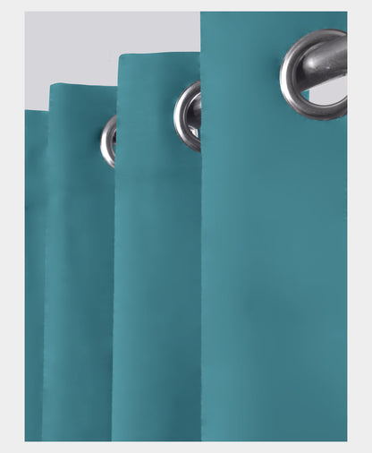 Paris Collection Blackout Curtain - Aqua (Pack of 1)