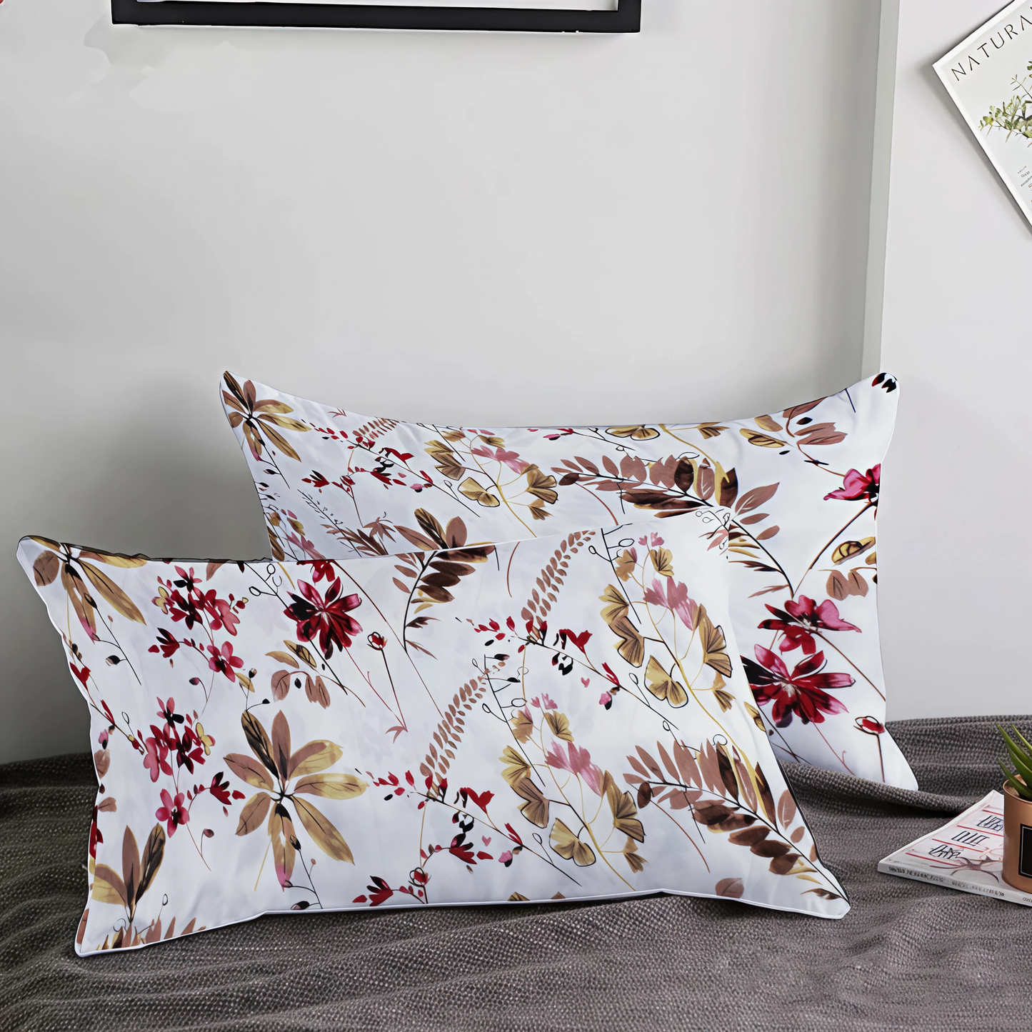 New York Collection 180 TC Fitted Bedsheet- Maroon
