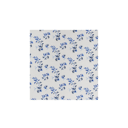 New York Collection Cotton Flat Bedsheet- Blue