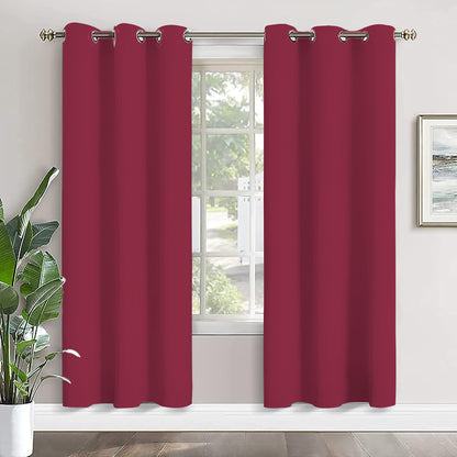 Paris Collection Blackout Curtain - Maroon (Pack of 1)