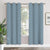 Paris Collection Blackout Curtain Window/Door/Long Door - Grey (Pack of 1)