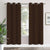 Paris Collection Blackout Curtain Window/Door/Long Door- Coffee (Pack of 1)
