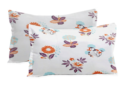 New York Collection Cotton Flat Bedsheet- Maroon