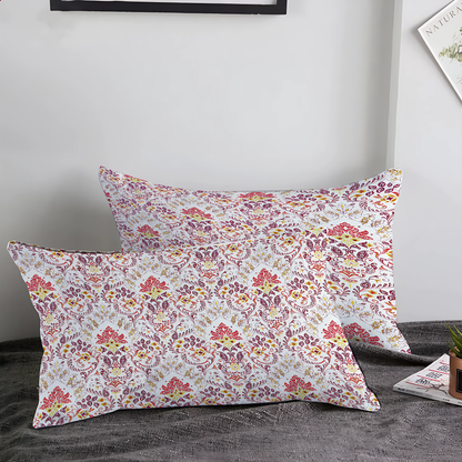 New York Collection 180 TC  Fitted Bedsheet- Pink