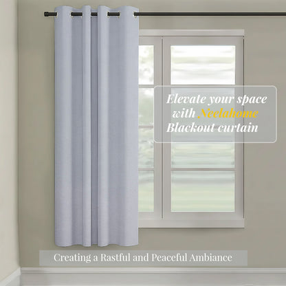 Paris Collection Blackout Curtain Window/Door/Long Door - Green (Pack of 1)