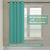 Paris Collection Blackout Curtain Window/Door/Long Door - Green (Pack of 1)