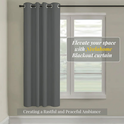 Paris Collection Blackout Curtain Window/Door/Long Door - Green (Pack of 1)