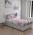 New York Collection 180 TC Fitted Bedsheet- Light Pink