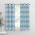 Venice Collection Room Darkening Premium Curtain - Floral Aqua (Pack of 1)